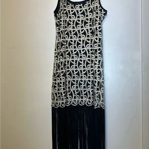 Vintage SAM fringe dress